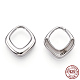 Rhodium Plated 925 Sterling Silver Charms STER-T004-69P-1