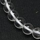 Grado de hilos de perlas de cristal de cuarzo naturales G-N0007-4mm-01-1