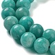 Pietra preziosa naturale perle tonde amazonite fili G-O017-8mm-08C-6