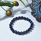 8.5mm Round Dyed Natural Tiger Eye Beads Stretch Bracelet for Girl Women BJEW-JB07152-01-2