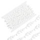 Bordure en dentelle de feuille de polyester de 15 mètre DIY-WH0430-108-1