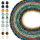 Pandahall 10Strands 10 Colors Electroplate Transparent Glass Beads Strands GLAA-TA0001-83-1