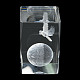 3D-Tierglasfigur mit Lasergravur DJEW-R013-01A-2