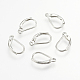 925 Sterling Silver Hoop Earrings STER-K037-021B-1