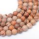 Chapelets de perle en jaspe avec images naturelles G-UK0001-74-12mm-1