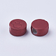 Ricoperti di gomma perline europei acrilici OPDL-R004-3-3