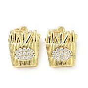 Латунные микро проложить кубического циркония подвески KK-Z120-49G