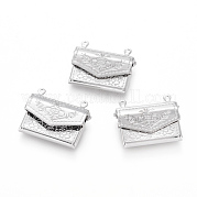 Подвески латуни медальон KK-G386-11P