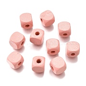 Спрей окрашены деревянные бусины WOOD-P021-01C-25