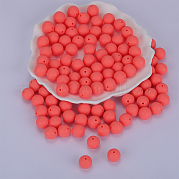 Круглые силиконовые фокусные бусины SI-JX0046A-107