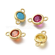Подвески из латуни с кубическим цирконием KK-Q043-24G