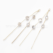 Латунные подвески с кисточками KK-S348-062