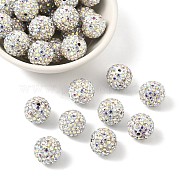 Pave disco бусины RB-Q195-14mm-AB