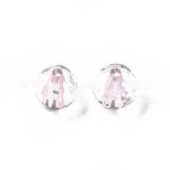 Прозрачные акриловые бусины&nbsp;MACR-S373-133-T04