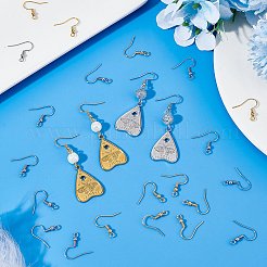 300 шт. 2 крючка для сережек из нержавеющей стали 304&nbsp;STAS-SP0001-39