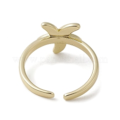 Verstellbare offene Ringe aus Messing&nbsp;RJEW-K257-87C-G
