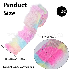 1 шт. искусственная шерстяная ткань для Рождества&nbsp;AJEW-GF0011-13C