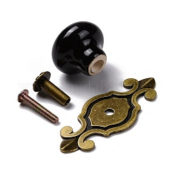 Runde Schranktürknäufe aus Porzellan&nbsp;LS-FIND-Z004-18A