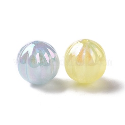 Placcatura uv arcobaleno iridescente perline glitterate in plastica abs&nbsp;KY-G025-05