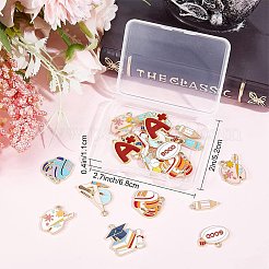 24 шт. 12 подвески из сплава и эмали в школьной тематике&nbsp;FIND-SC0004-12