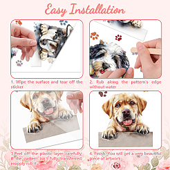 3 лист 3 стиля ПВХ водонепроницаемые декоративные наклейки&nbsp;DIY-WH0404-092