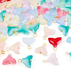 50pcs transparente Glasanhänger&nbsp;PALLOY-TAC0277