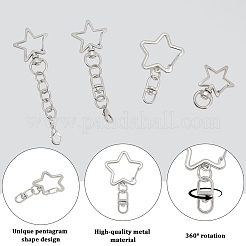 20 шт. 4 стиля поворотных застежек из цинкового сплава&nbsp;FIND-SP0004-21