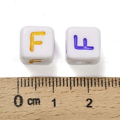 Непрозрачные акриловые бусины&nbsp;OACR-I022-01F