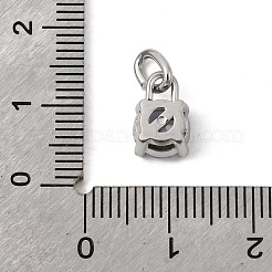 Подвески из нержавеющей стали Birthdaystone с тематикой июня 304&nbsp;STAS-B128-60P-06