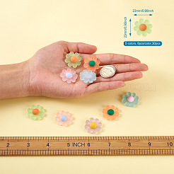 Матовые кабошоны из смолы&nbsp;RESI-TA0001-26