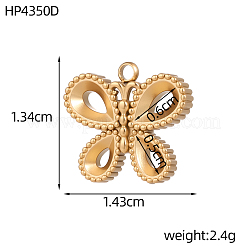 Anhänger aus 304 Edelstahl&nbsp;SA-OY001-48G