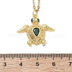 Pendentif tortue de mer en laiton océan&nbsp;NJEW-JN06678