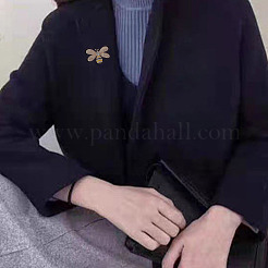 6 pz 6 set di spille in cristallo per insetti animali in stile per ragazze donne&nbsp;JEWB-PJ0001-01