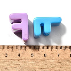 УФ-покрытие непрозрачные акриловые европейские бусины&nbsp;SACR-Z007-01F