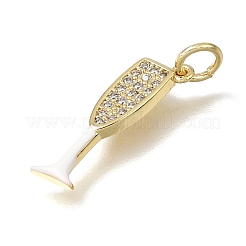 Messing micro pave klare zirkonia anhänger&nbsp;CU-CBAEEA8-15B-G