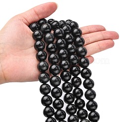 Natürlichen Obsidian Perlen Stränge&nbsp;X-G-G099-14mm-24