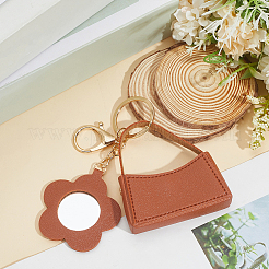 1 шт. портативный брелок для сумки из искусственной кожи&nbsp;AJEW-CL0001-64A