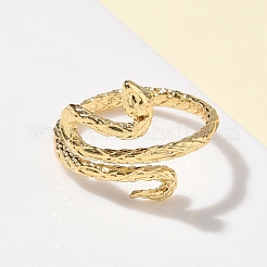 Латунь манжеты кольца&nbsp;RJEW-Z101-03G