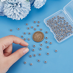 100 шт. бусины из сплава в тибетском стиле&nbsp;TIBEB-LP0001-03