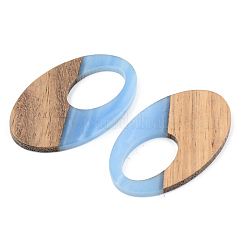 Pendentifs en bois de résine et de noyer&nbsp;RESI-S389-005A