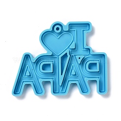 Тема дня отца diy кулон силиконовые Молды&nbsp;DIY-C030-02