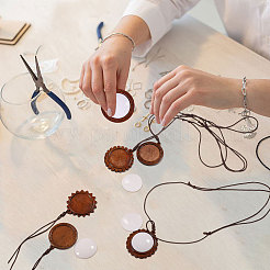 Наборы для изготовления подвесных украшений из дерева своими руками&nbsp;HJEW-CA00077