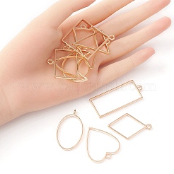 Подвески из сплава с открытой спиной&nbsp;PALLOY-YWC0002-02LG