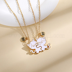 Colliers à pendentif en alliage avec émail&nbsp;PW-WG800FB-01