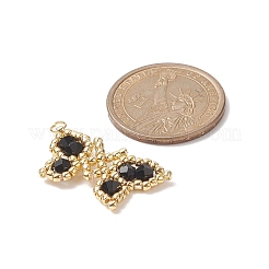 2шт 2 цветные стеклянные подвески из бисера&nbsp;PALLOY-MZ00104