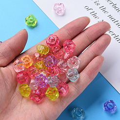 Прозрачного акрилового Европейский бисером&nbsp;X-MACR-S373-56B