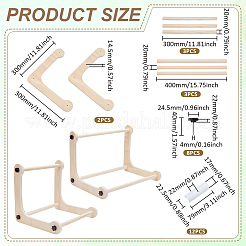 Support de cerceau à broder en bois de hêtre&nbsp;AJEW-WH0410-86
