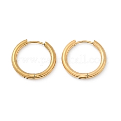 202 Creolen aus Edelstahl&nbsp;LS-EJEW-F111A-18mm-G