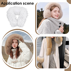 1 шт. отделка воротника из искусственного меха шенилла для декора и шитья&nbsp;FIND-BC0019-22B