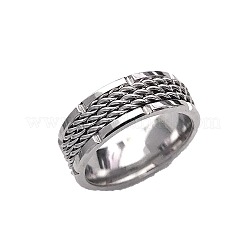 304 Edelstahl Fingerringe für Männer&nbsp;WGF2804-01